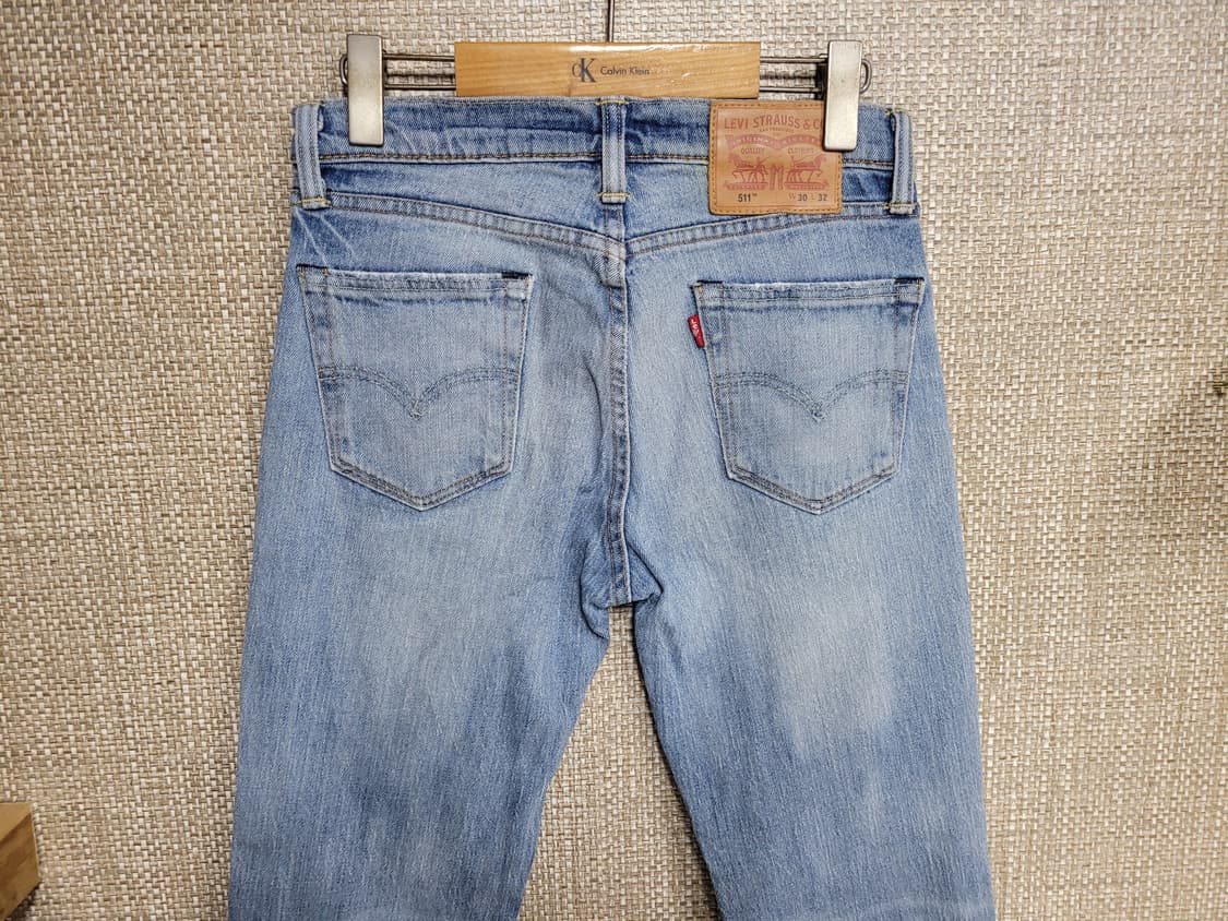 30인치 리바이스 511 빈티지 청바지 화이트 오크 콘데님 아메카지  상품이미지4