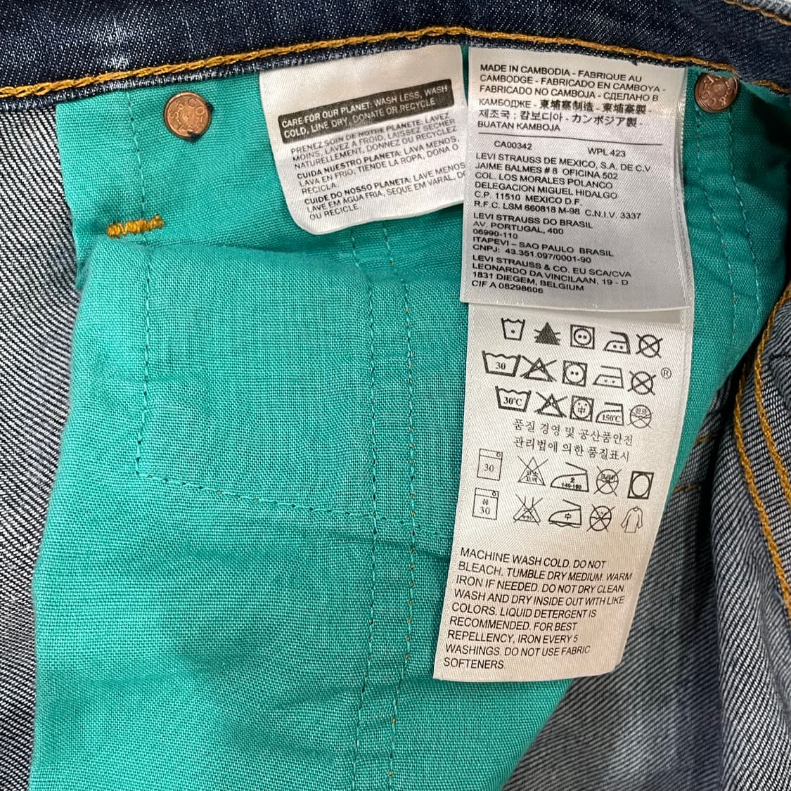  (30) Levi's 508 리바이스 데님 팬츠  상품이미지8