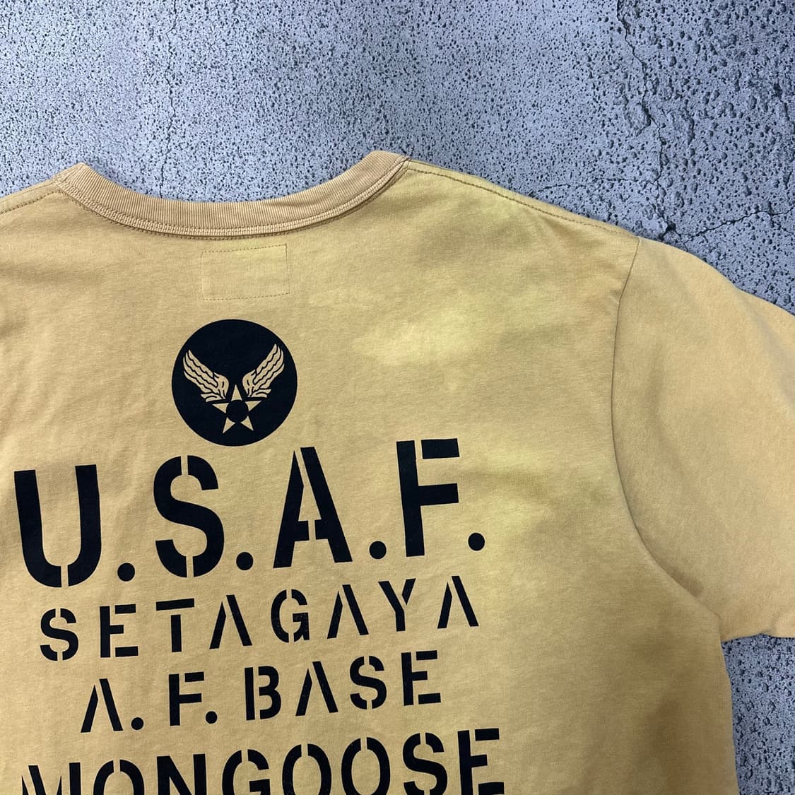 ✨ (바배) 빈티지 USAF 빅프린팅 반팔티 상품이미지6