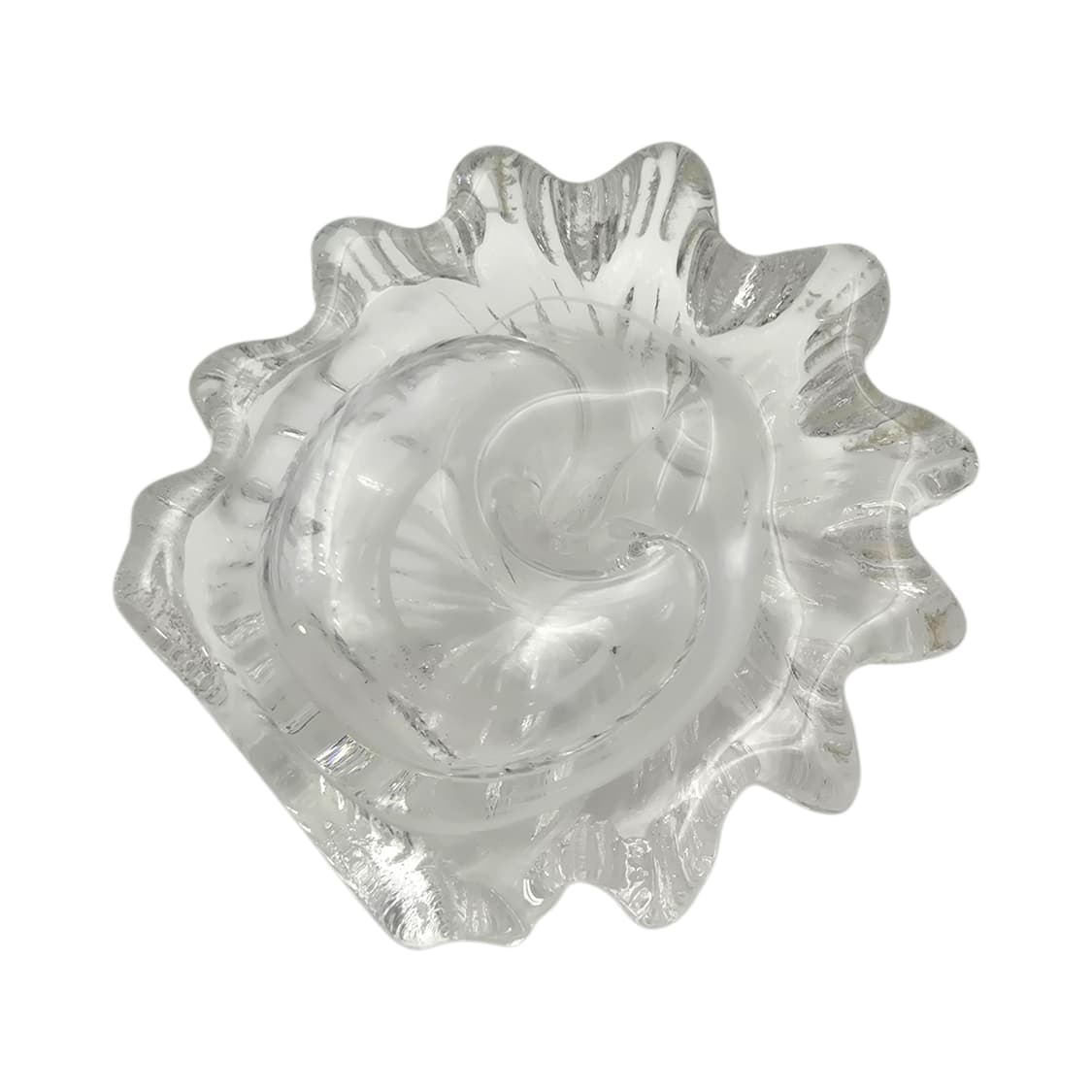 80s 이와사와 핸드블로운 마블 한송이 꽃병 상품이미지4