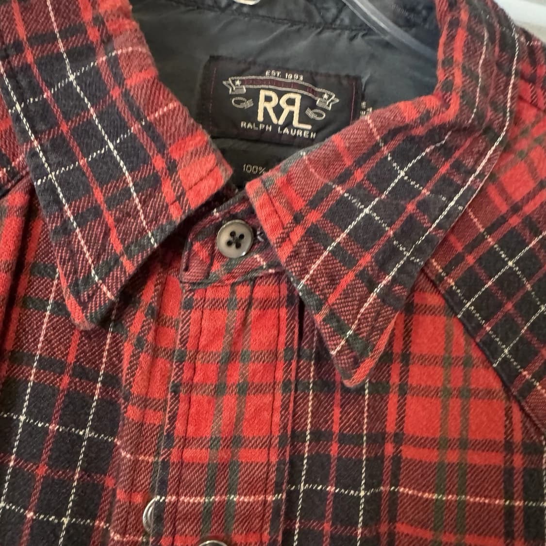 RRL 더블알엘 플래드 트윌 웨스턴 셔츠 상품이미지3