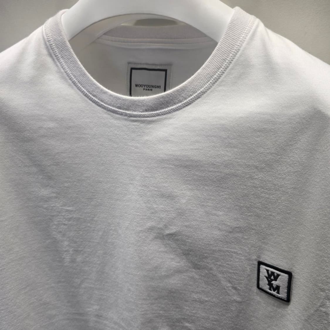 [중고/정품] 우영미 백로고 롱 슬리브 50 (화이트) 상품이미지4