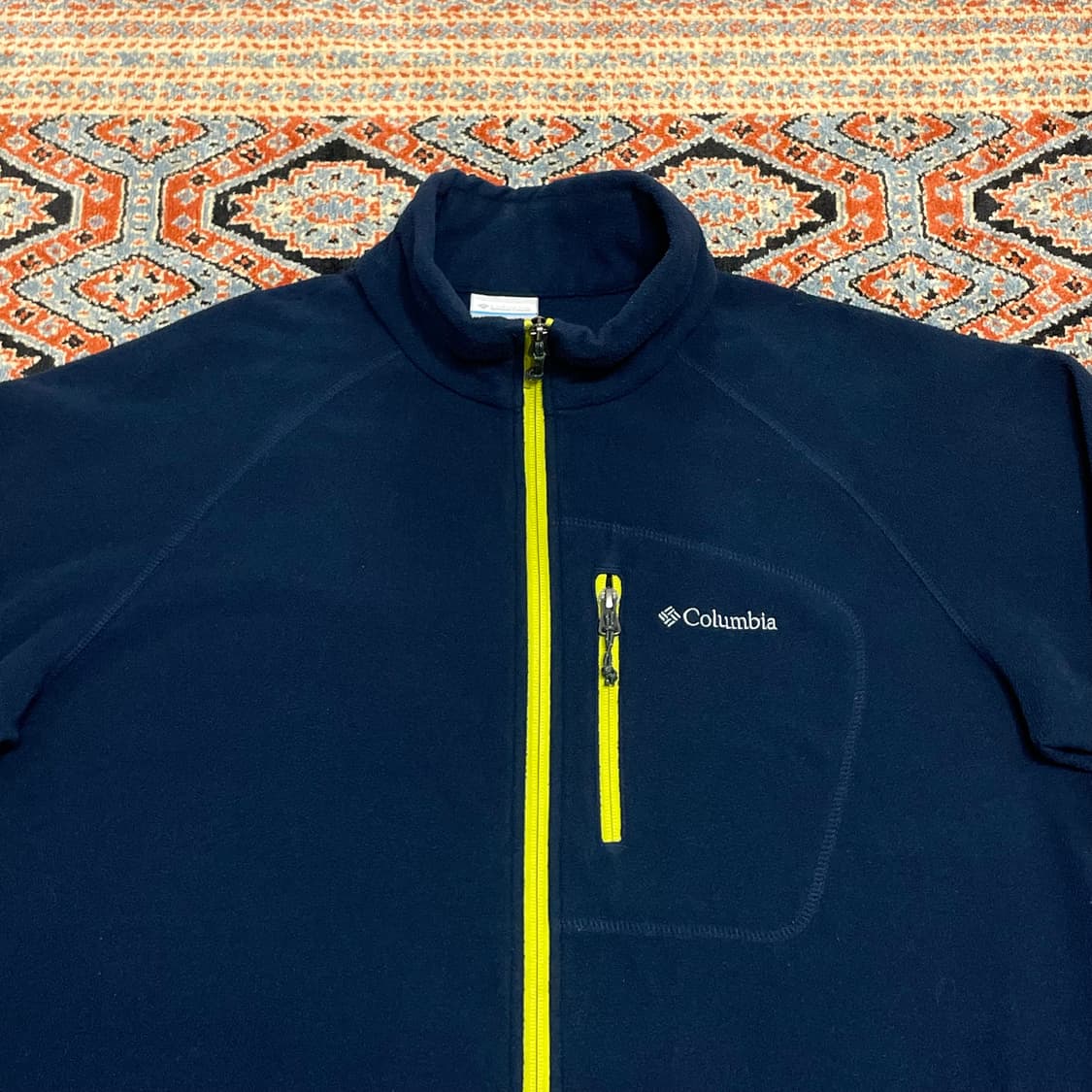 컬럼비아 네이비 플리스 집업자켓 남성XL 상품이미지2