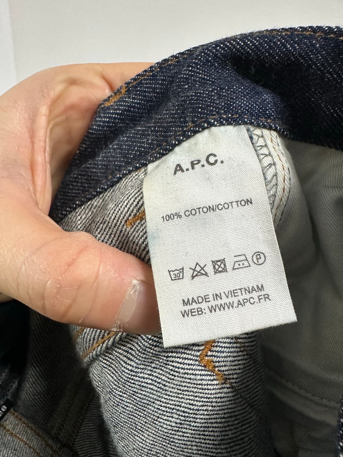 아페쎄 APC 쁘띠 뉴 스탠다드 데님 팬츠 상품이미지4