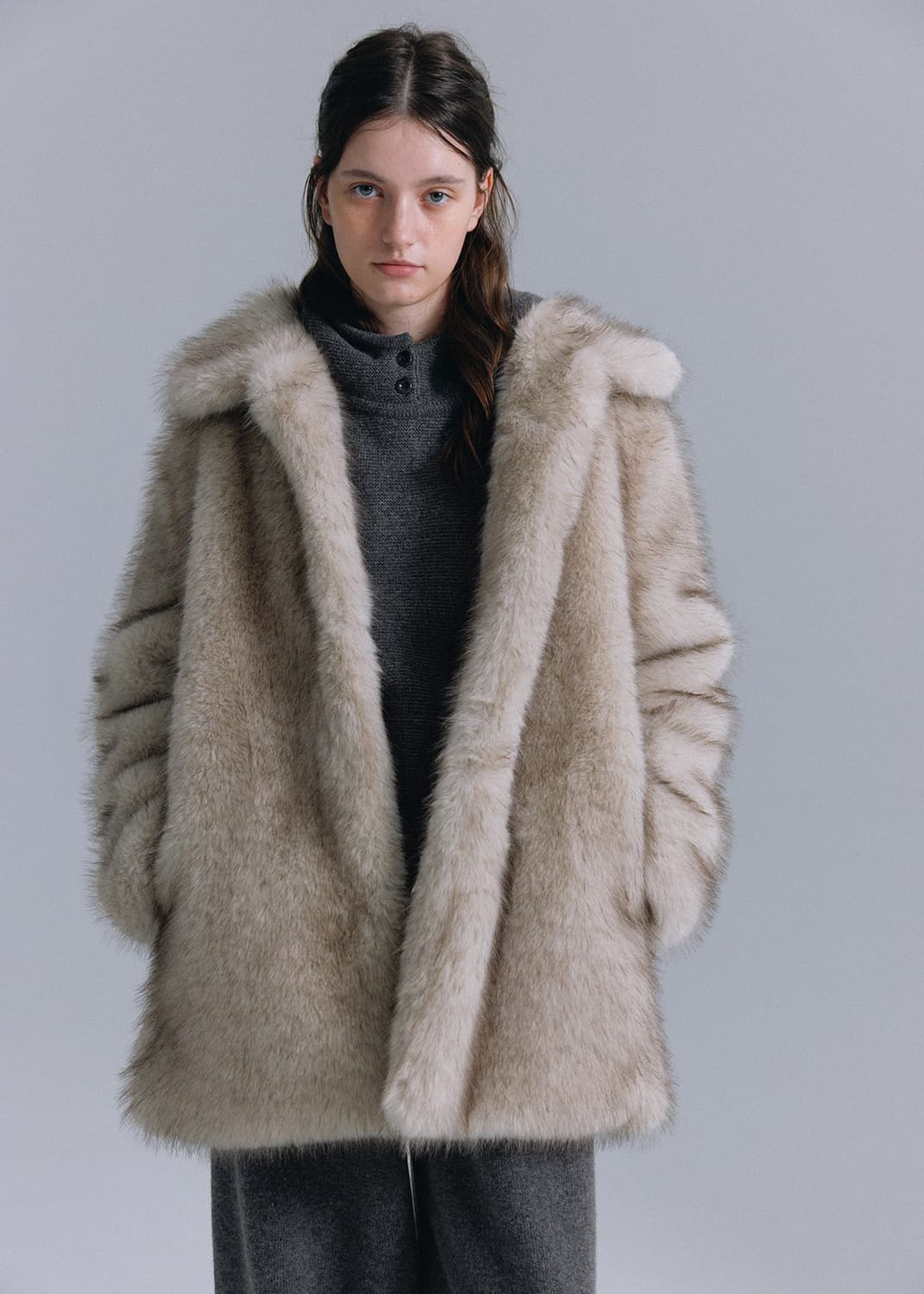 Haag 헤이그 한정판 퍼자켓 퍼코트 새상품 상품이미지4