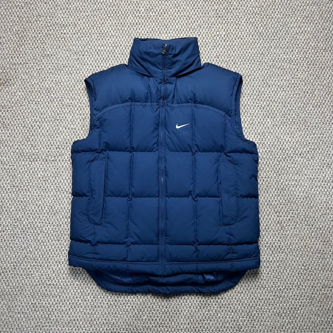나이키 퀄팅 패딩 조끼 네이비 S 상품이미지1