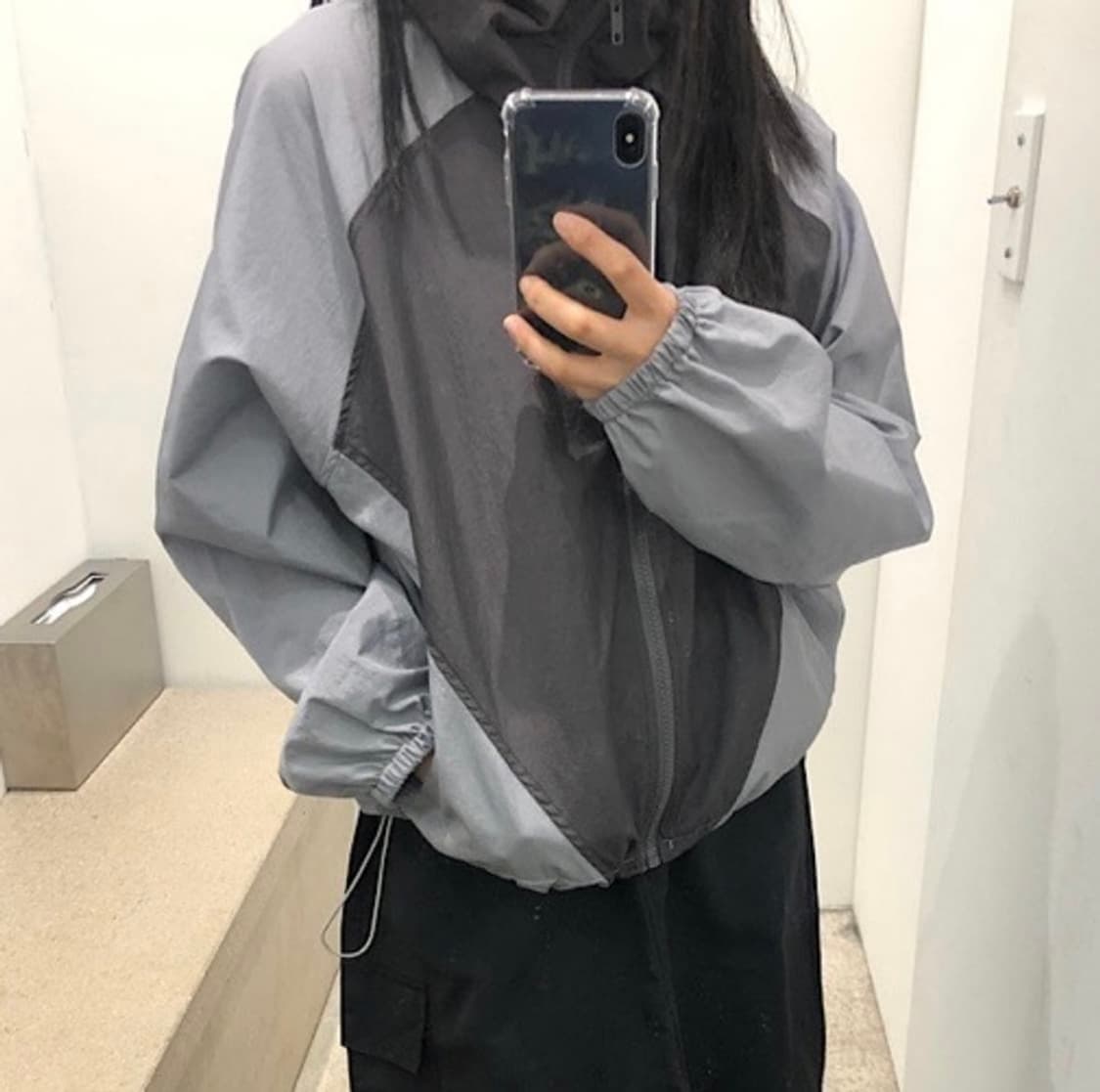 나일론 후드 레글런 바람막이 윈드점퍼 상품이미지2