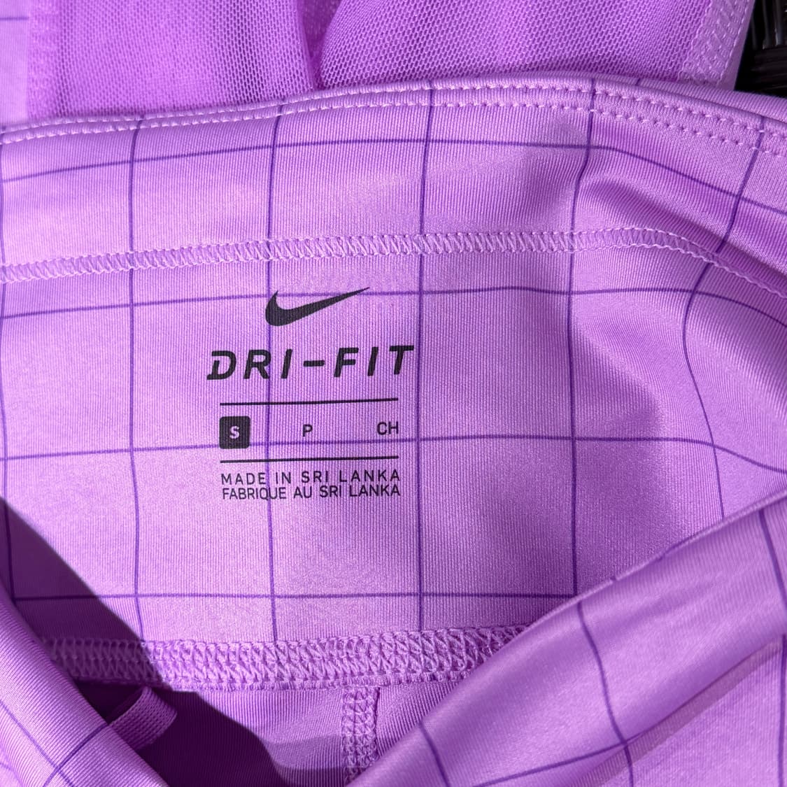 [S] 나이키 레깅스 체크 퍼플 상품이미지6