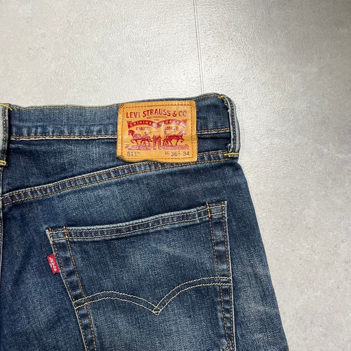 [36] 리바이스 511 데님 청바지 W36 L34 상품이미지1