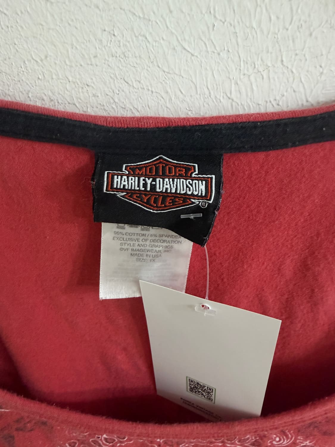 (상의 세트) 할리데이비슨 펑크 히피 유넥 나시 + 챠콜 에스닉 나시 상품이미지6