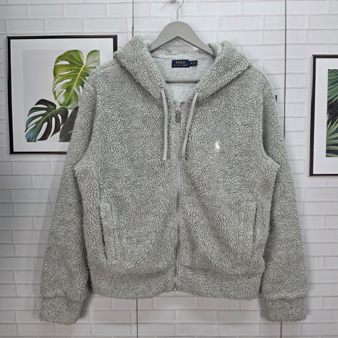 폴로랄프로렌 플리스 후드 집업 자켓 점퍼 M사이즈 상품이미지1