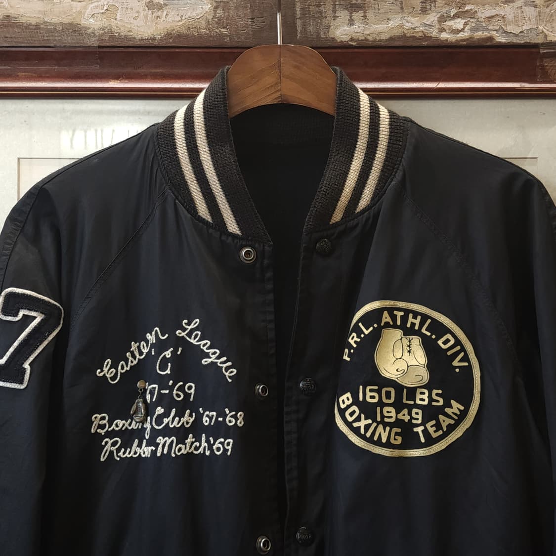 폴로 뉴욕 복싱클럽 바시티 자켓 리버시블 자켓 나일론 봄버 m 상품이미지3