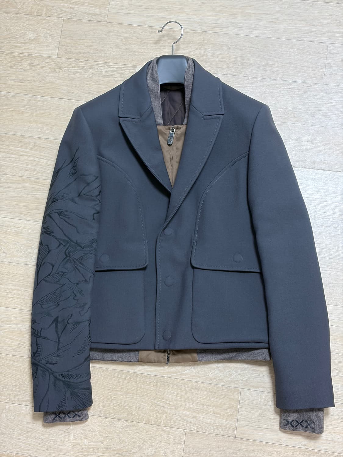 (유일매물) 에르메네질도 제냐 꾸뛰르 18FW 런웨이 봄버 블레이저 자켓 상품이미지1