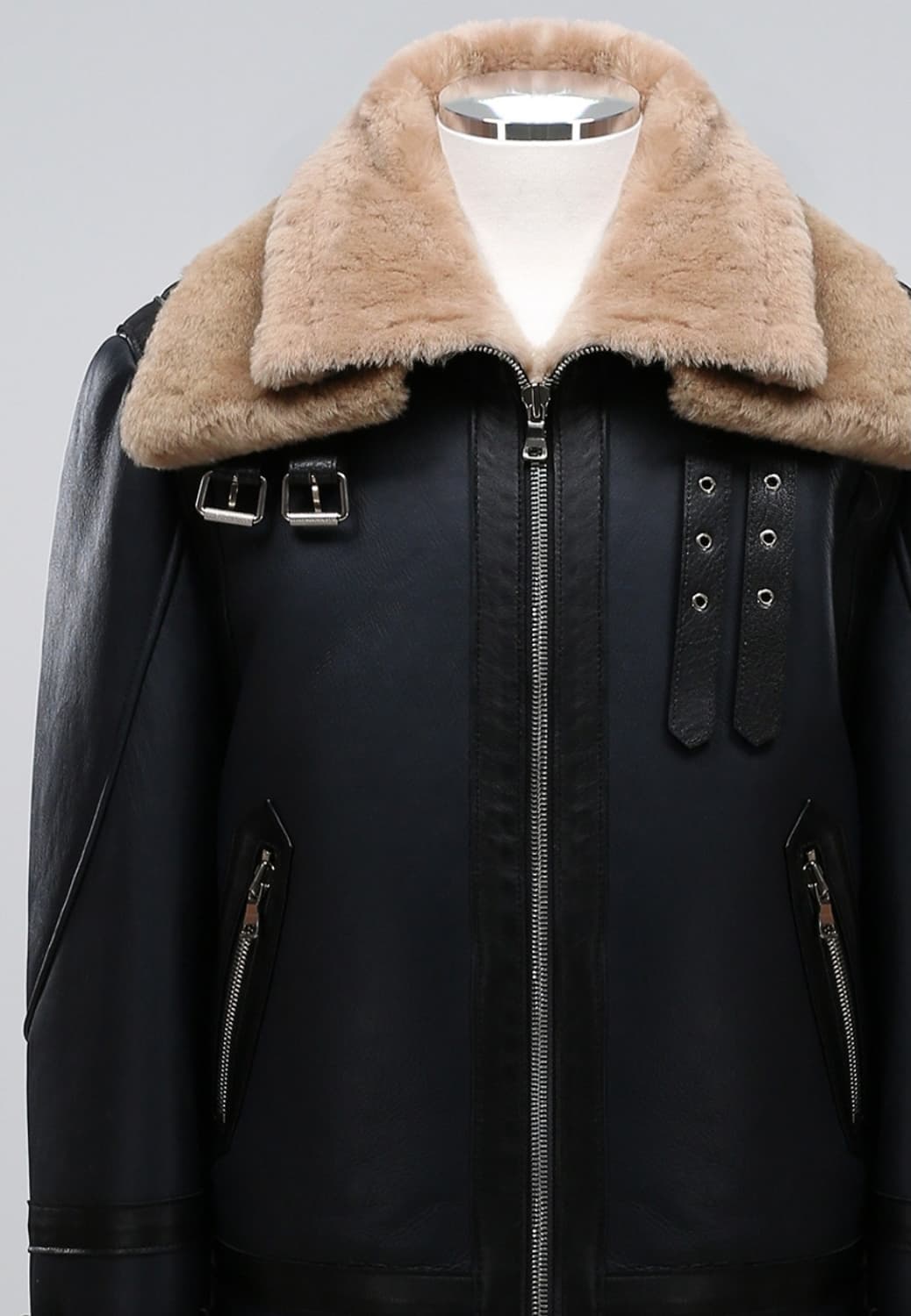 Real LambSkin - Double K Leather Mustang 상품이미지2