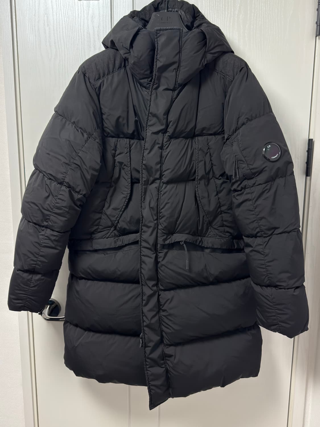 [XL] 블랙 cp company nycra-r 패딩 다운 점퍼 파카 상품이미지2