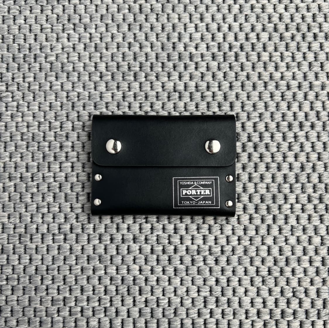 porter 포터 스터드 찡 가죽지갑 카드 월렛 파우치 상품이미지1