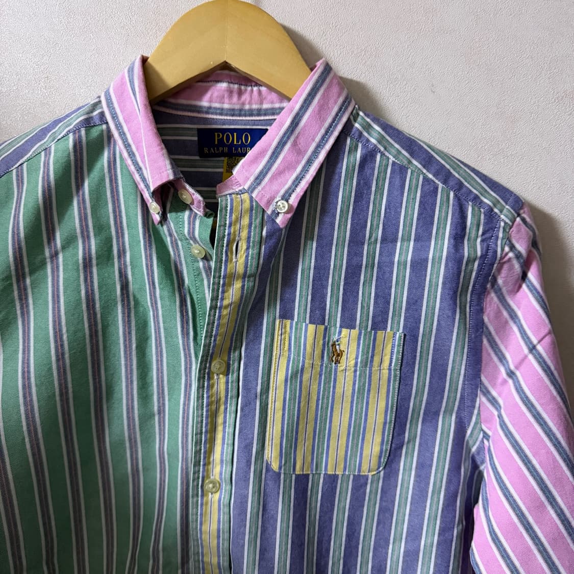 폴로 랄프로렌 멀티 스트라이프 원포켓 셔츠 M (남성 100정도) 상품이미지7