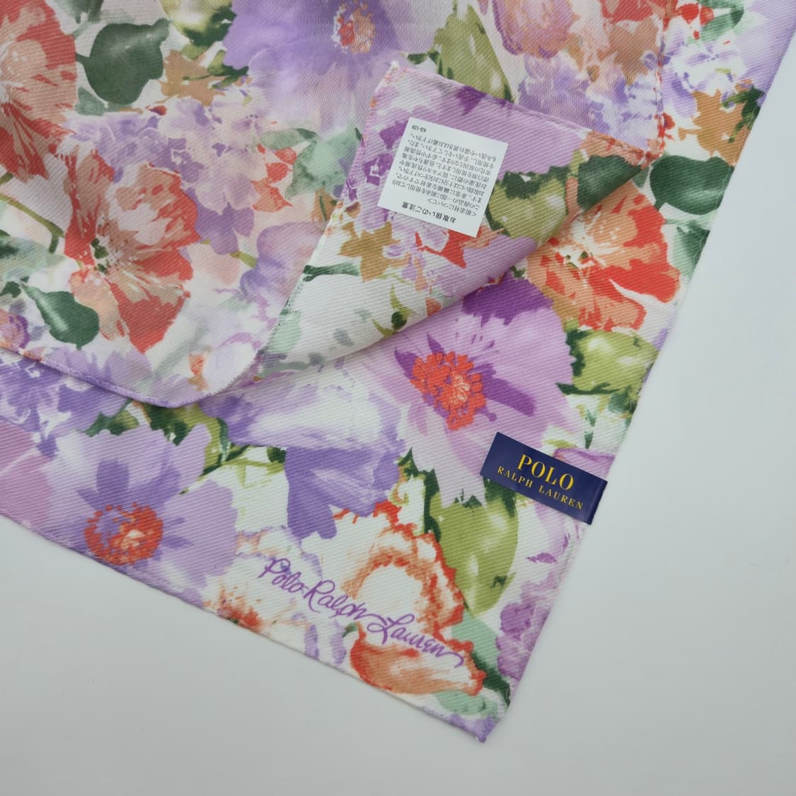 폴로 랄프 로렌 실크 손수건 스카프 [RBCFS11735-113-07] 상품이미지5