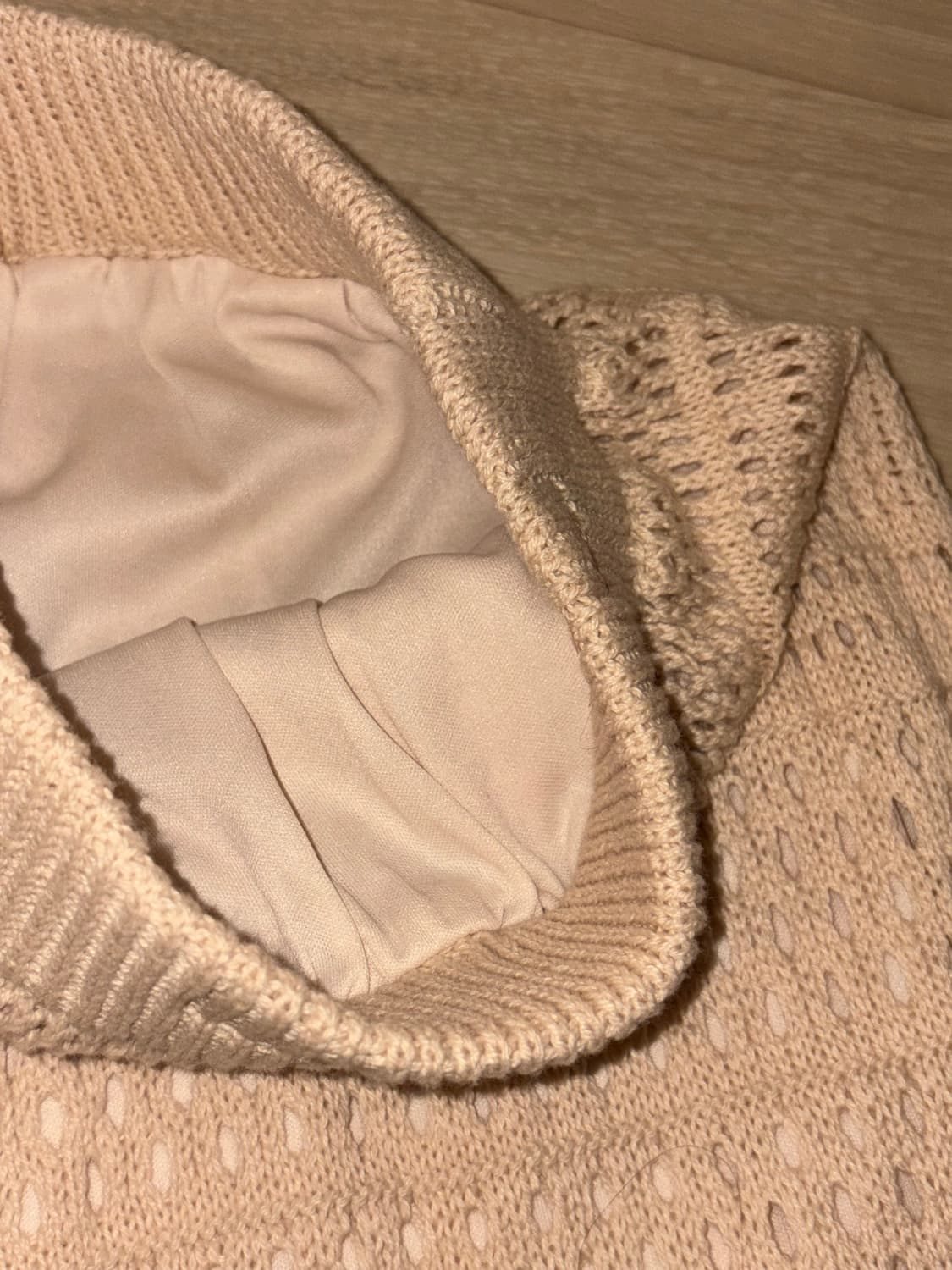 베이지 머메이드 니트 스커트 상품이미지3