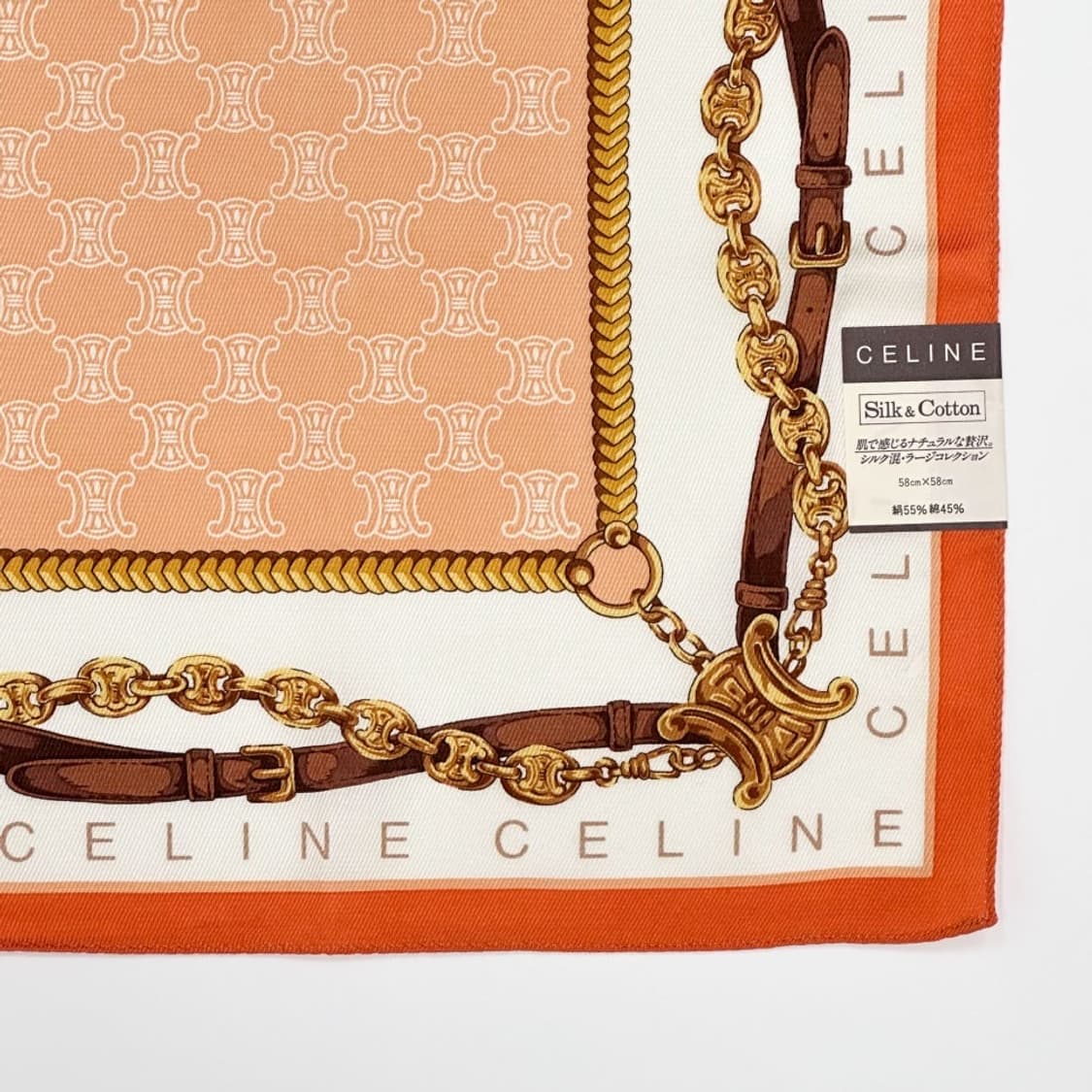 (새상품) celine / 셀린느 실크혼방 쁘띠스카프 상품이미지4