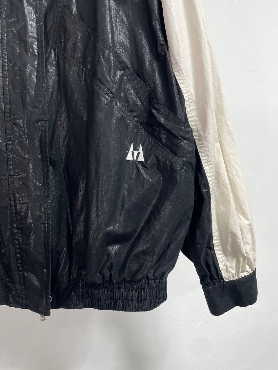 마뗑킴 빅로고 코팅 블루종 자켓(on.586) 상품이미지4