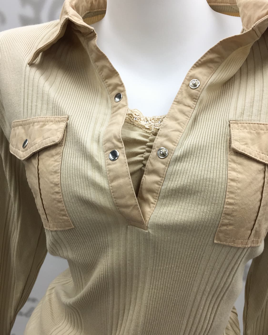 Grunge collar long sleeves 상품이미지4