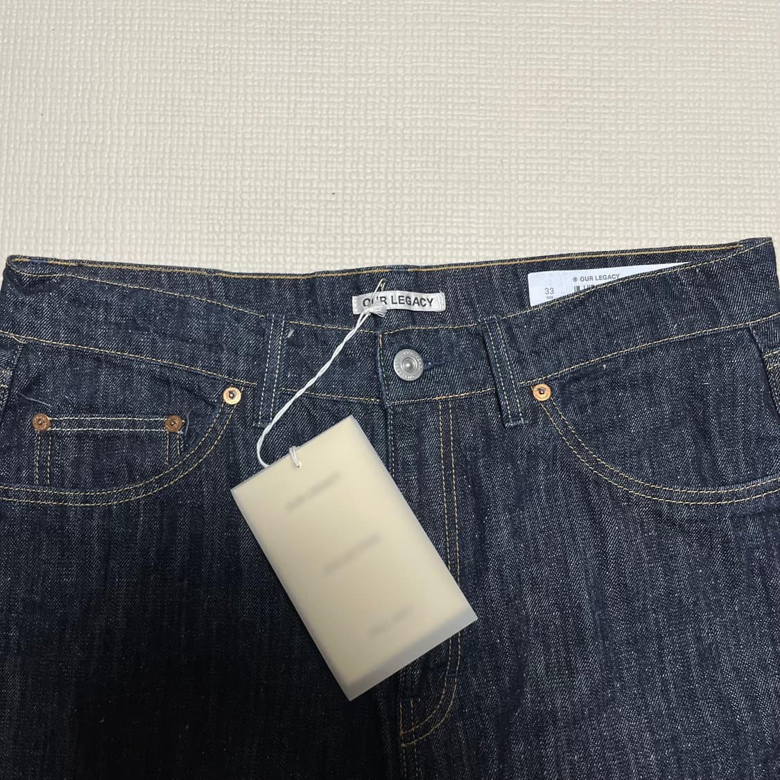 아워레가시 포멀컷 로우 블루 넵 데님 상품이미지1