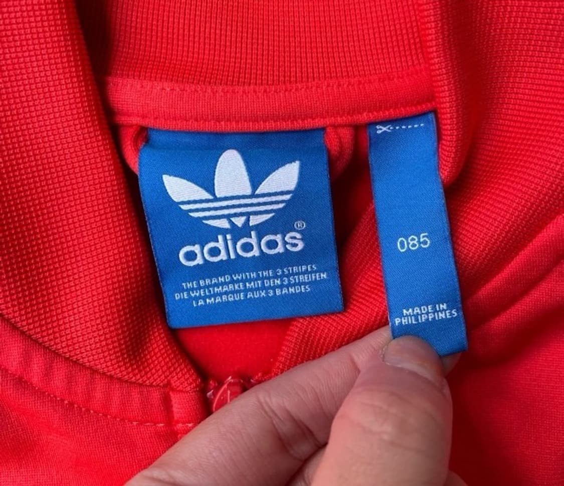아디다스 레드 빨강 트랙탑 져지집업 85~90 상품이미지3