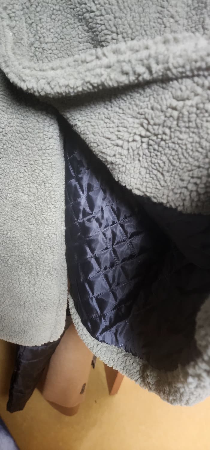 남성 뽀글이 플리스 자켓 풀오버 롱코트2xl새상품 가격팍인하 상품이미지5