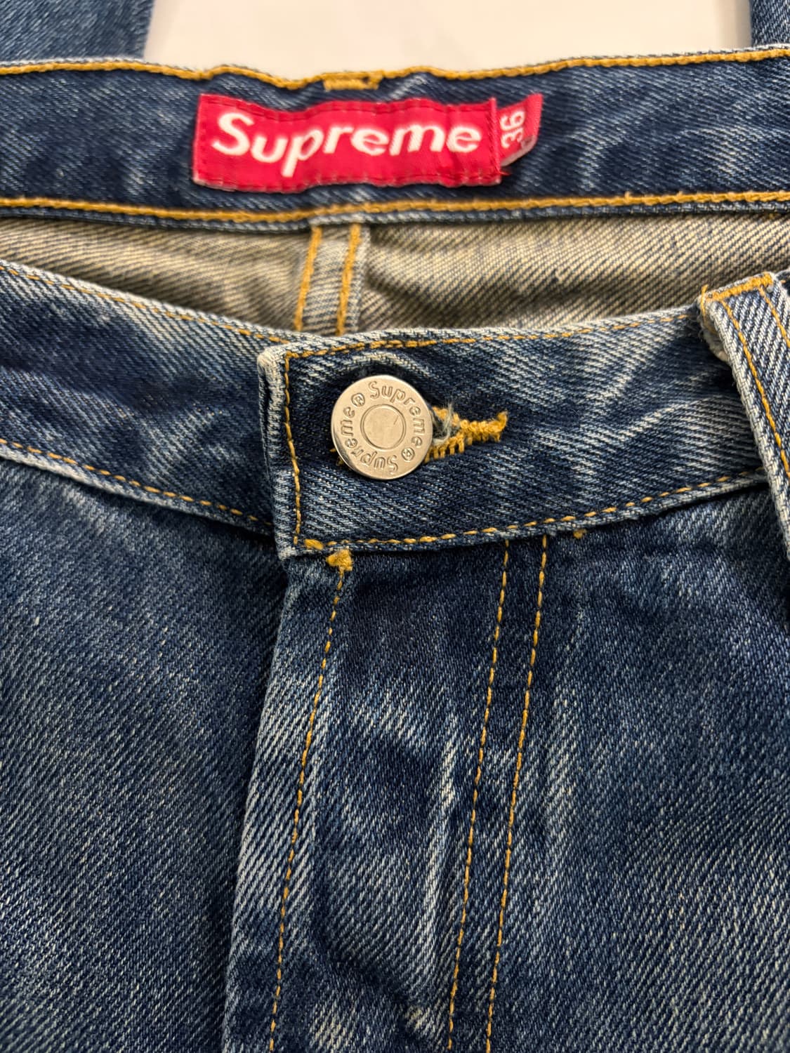 90s-00s 올드 슈프림 데님 팬츠 36 상품이미지4