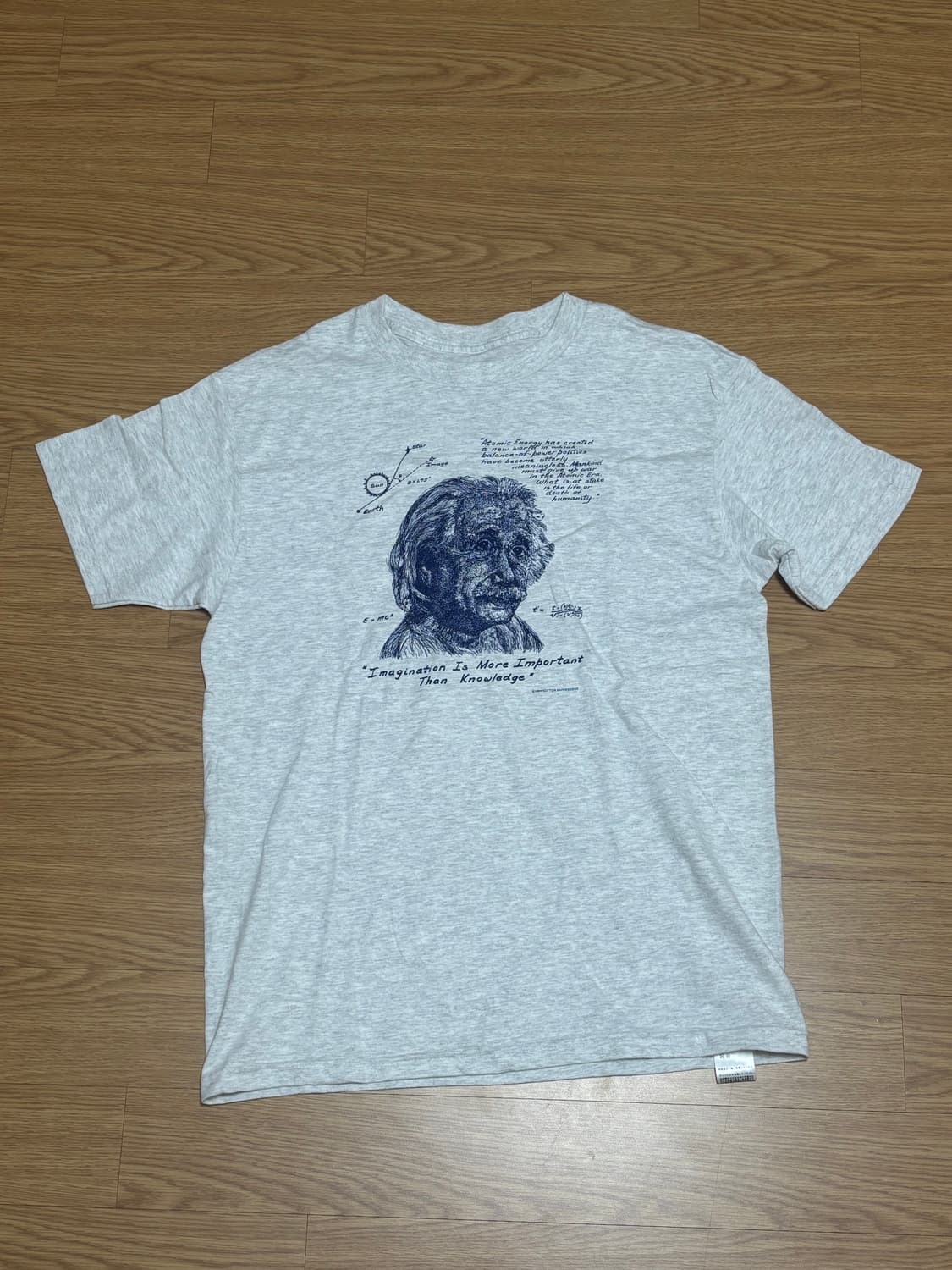 아인슈타인 티셔츠 M 상품이미지1