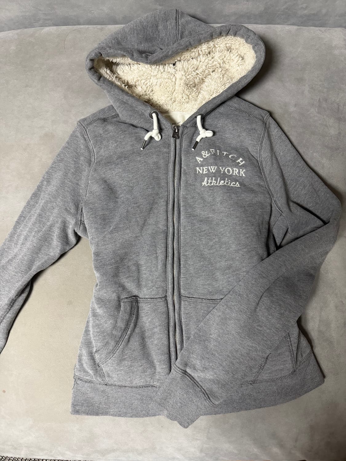 아베크롬비 양털 후드집업 M 딱붙핏 상품이미지1