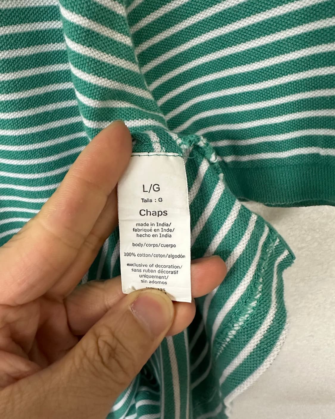 (L)CHAPS PK 반팔-M2327 상품이미지4