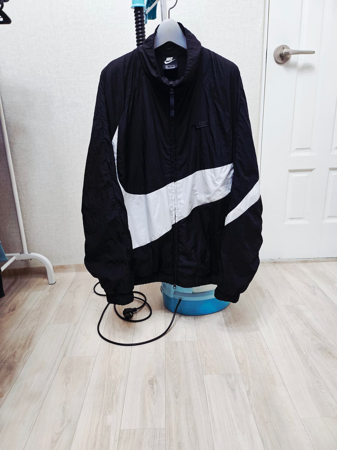 (105~110)XL ☆초대장급☆ 나이키 빅스우시 2중지퍼[블랙]바람막이 상품이미지1