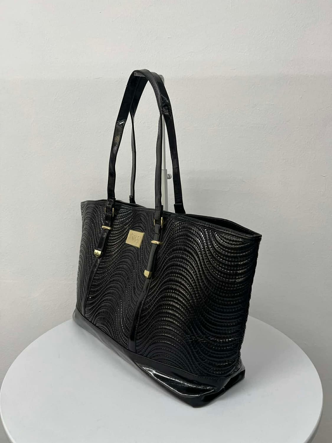 베르사채 페이던트 레더 쇼퍼백 토트백 상품이미지2