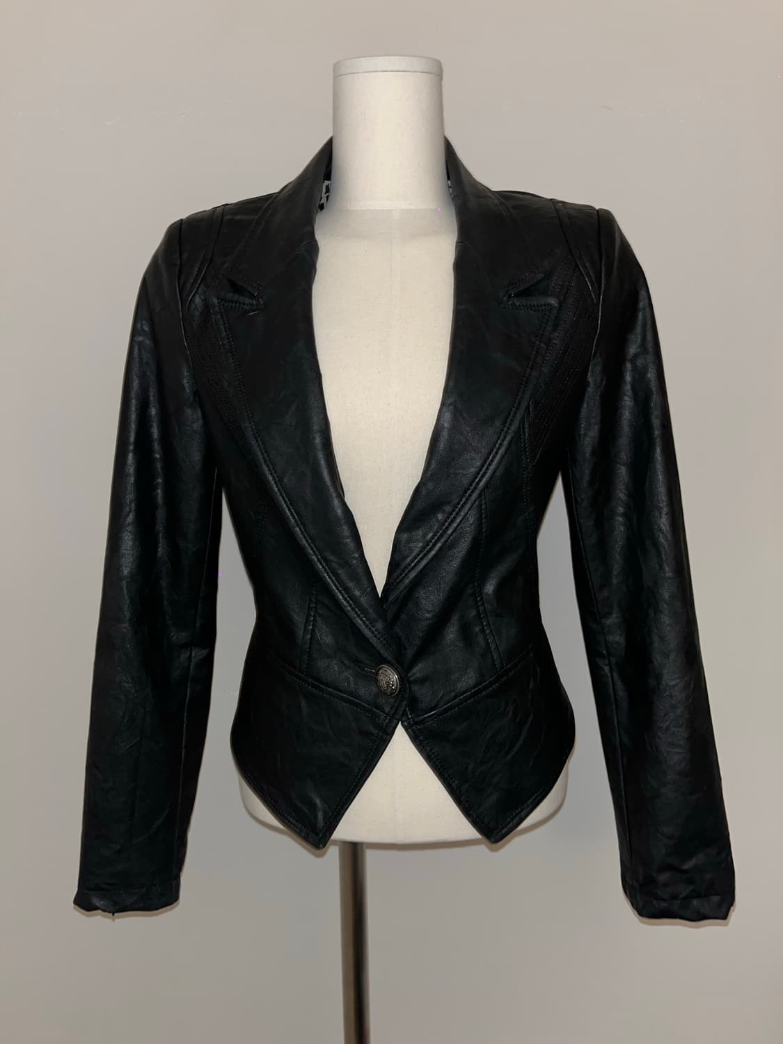 muzak leather jacket 상품이미지3