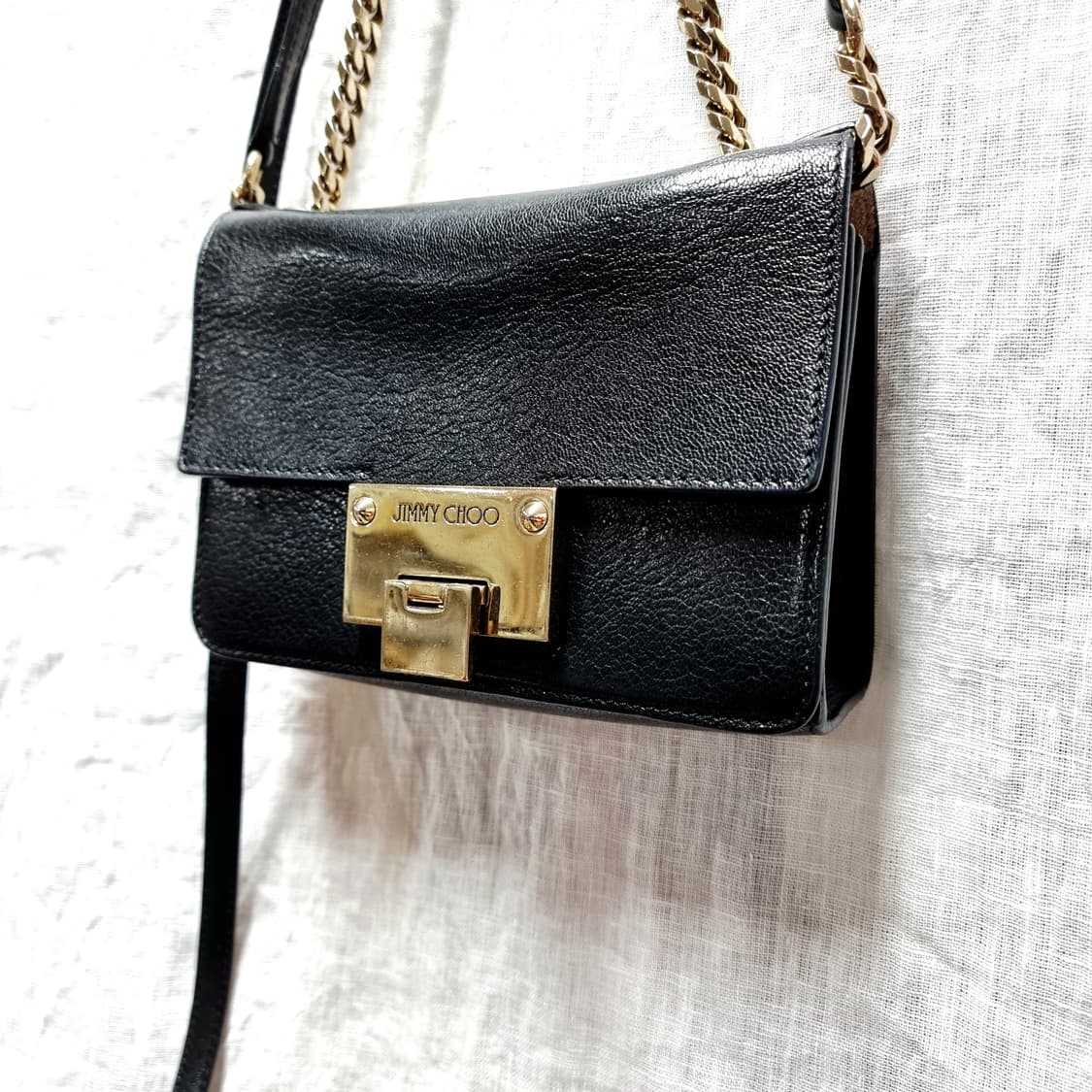 지미추 레더 체인 숄더백 미니백 투웨이백 가방 핸드백 /상태좋음 상품이미지4