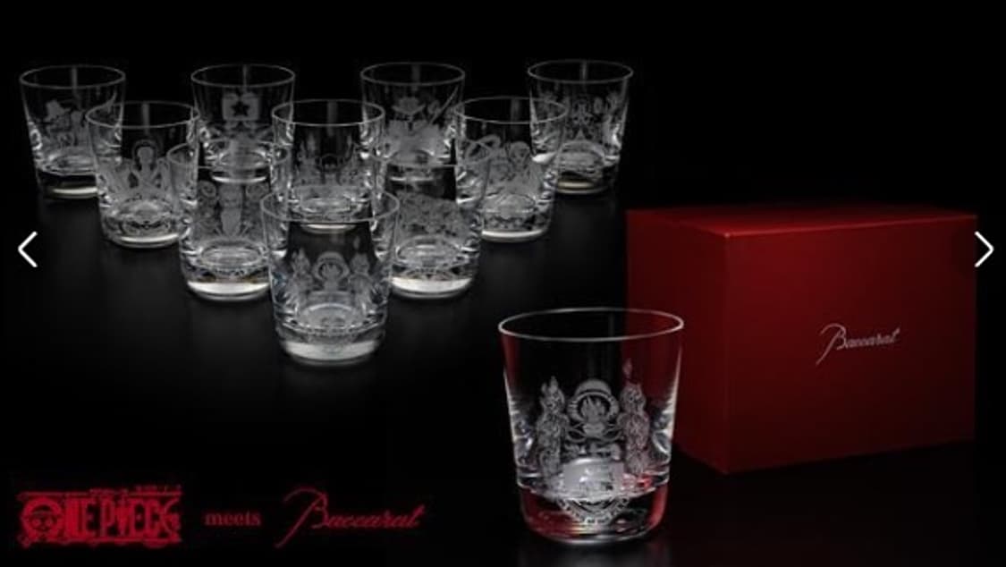 Baccarat × ONE PIECE “ブルック” 크리스털 텀블러 (한정 상품이미지3