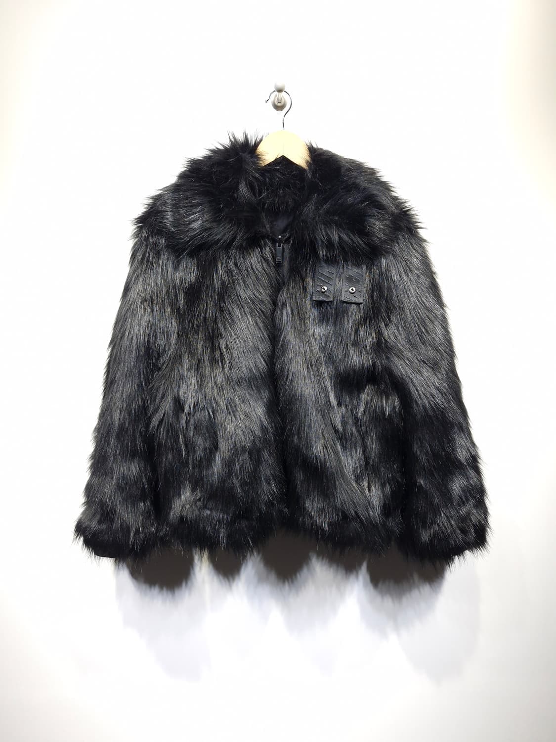 [S]나이키x엠부쉬 리버시블 퍼자켓 블랙 상품이미지4