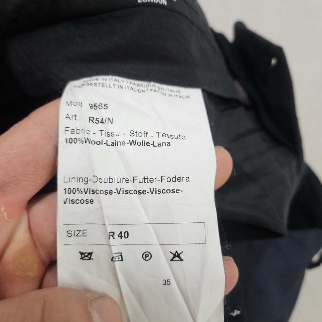 R40 폴스미스런던 네이비 슬랙스 0611Y2 상품이미지4