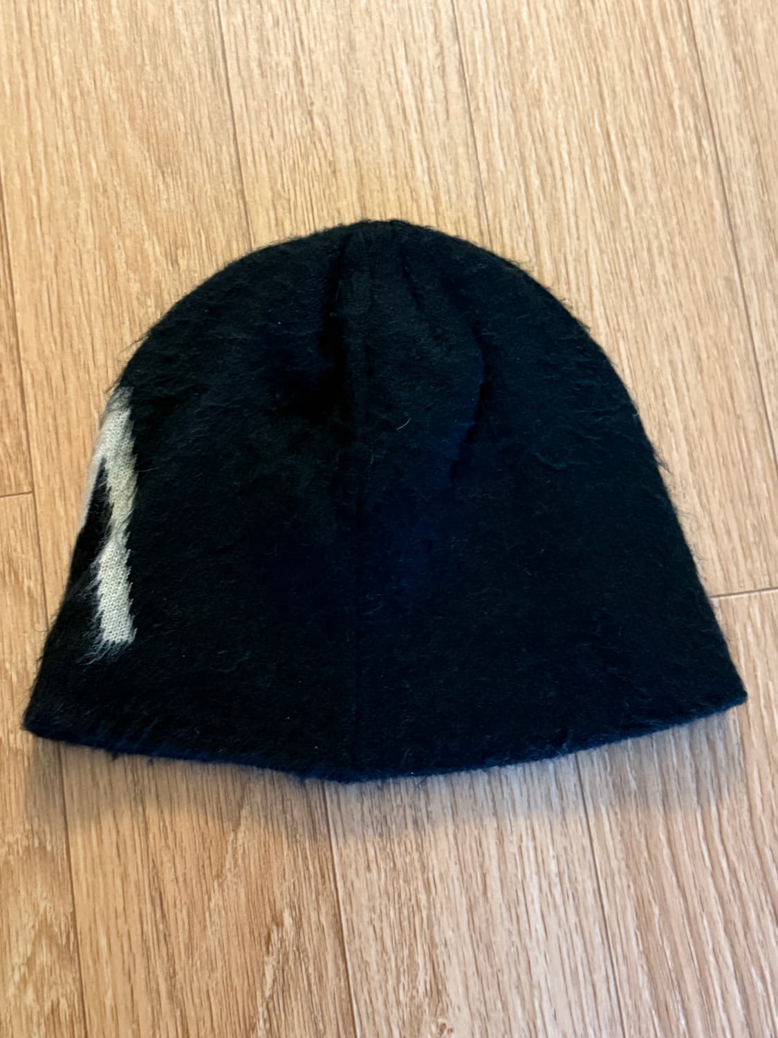 스투시 브러쉬드 아웃 스탁 스컬캡 비니 블랙 상품이미지2