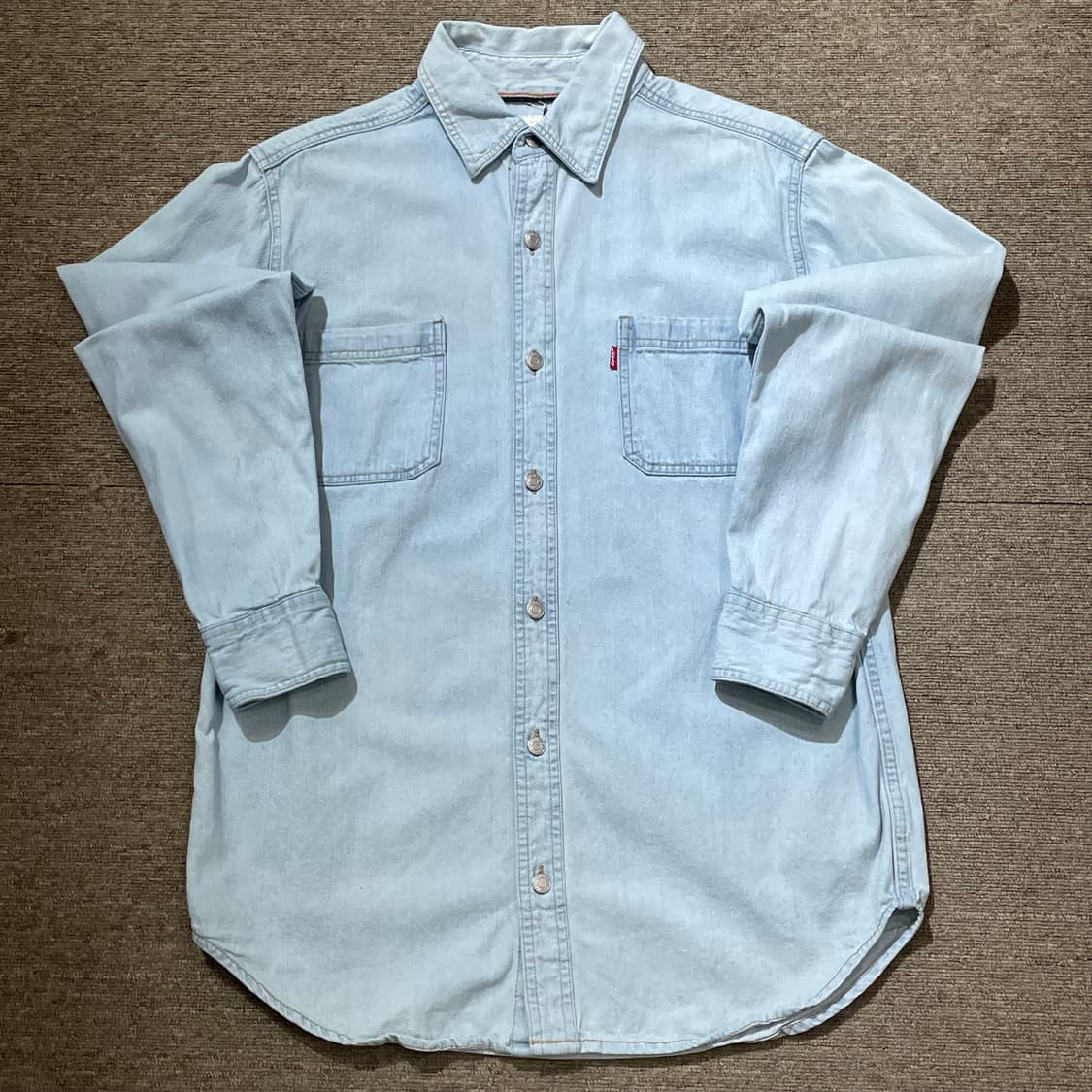 (M) Levi's 리바이스 코튼 데님 셔츠 상품이미지1