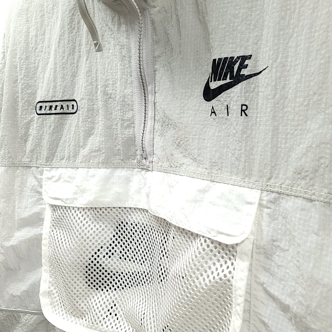 [2XL] 나이키에어 그레이 메쉬포켓 반집업 윈드브레이커 아노락 상품이미지5