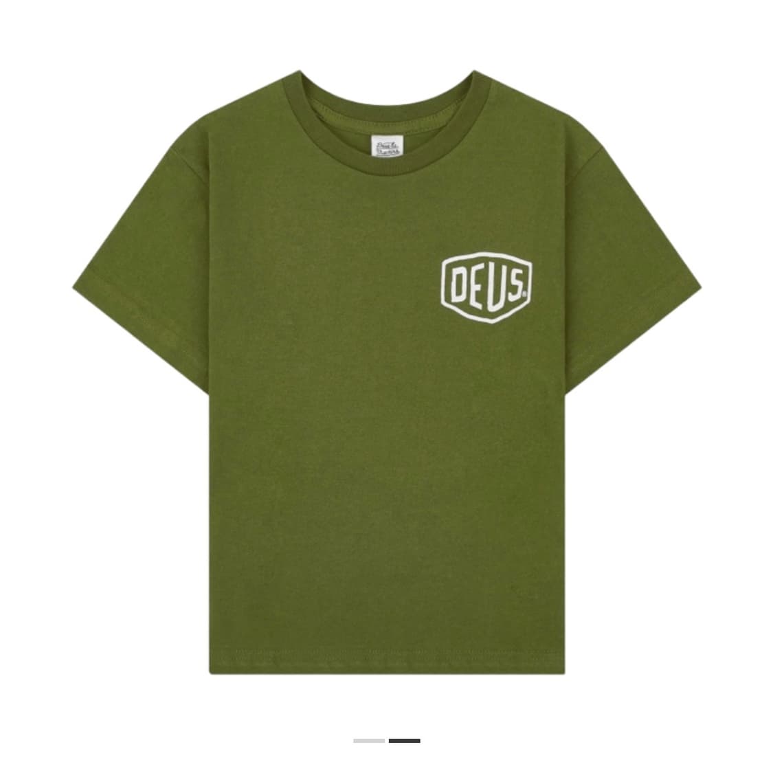 (키즈) 데우스 엑스 마키나 컬리지 삼청 티셔츠 로버 그린 상품이미지1