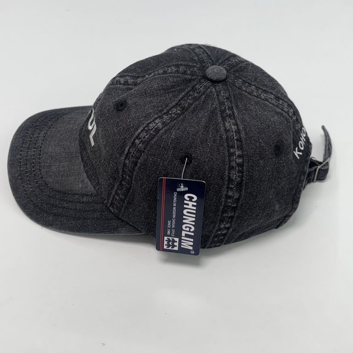 새제품 SEOUL 워싱 볼캡 그레이 상품이미지2