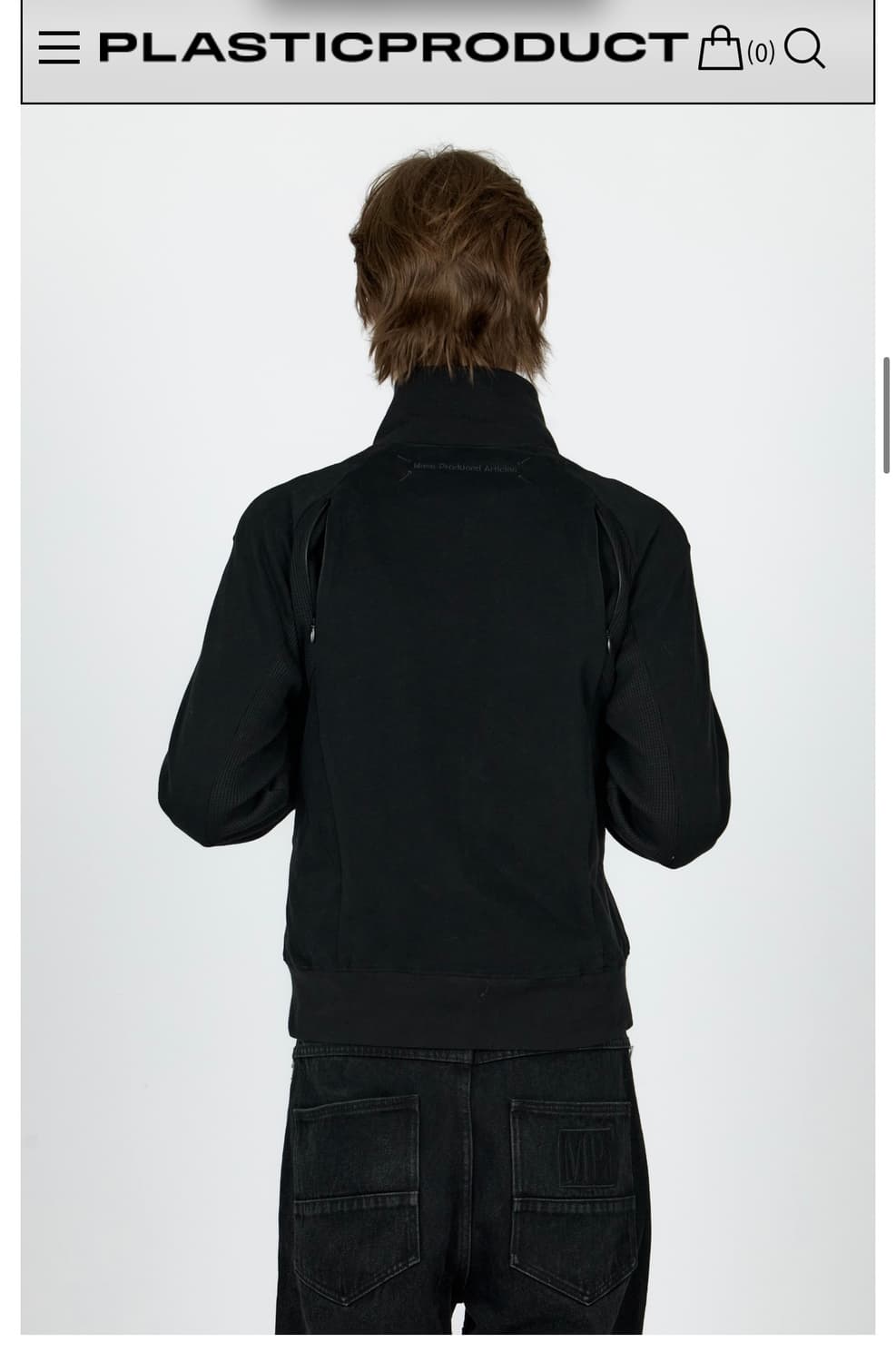 플라스틱 프로덕트 CONTRAST ZIPPED JACKET 팝니다 상품이미지2
