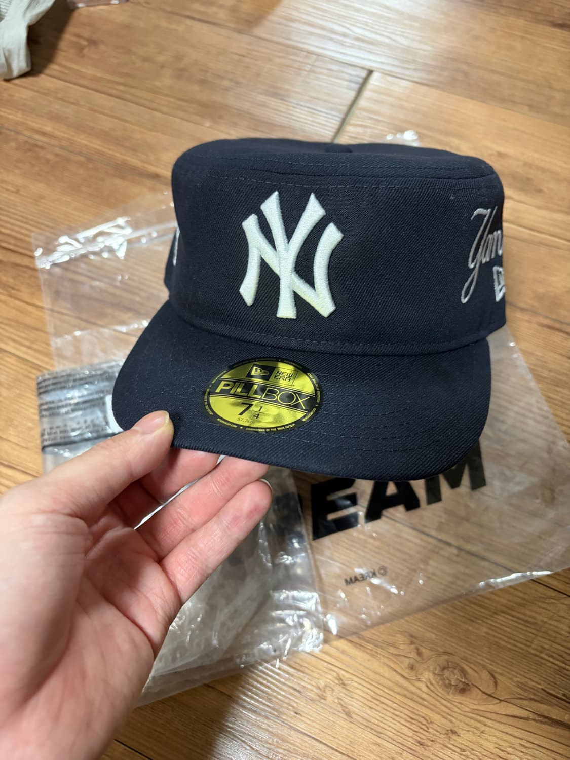 뉴에라 MLB 뉴욕양키스 필박스 7 1/4 (57.7cm) 상품이미지3