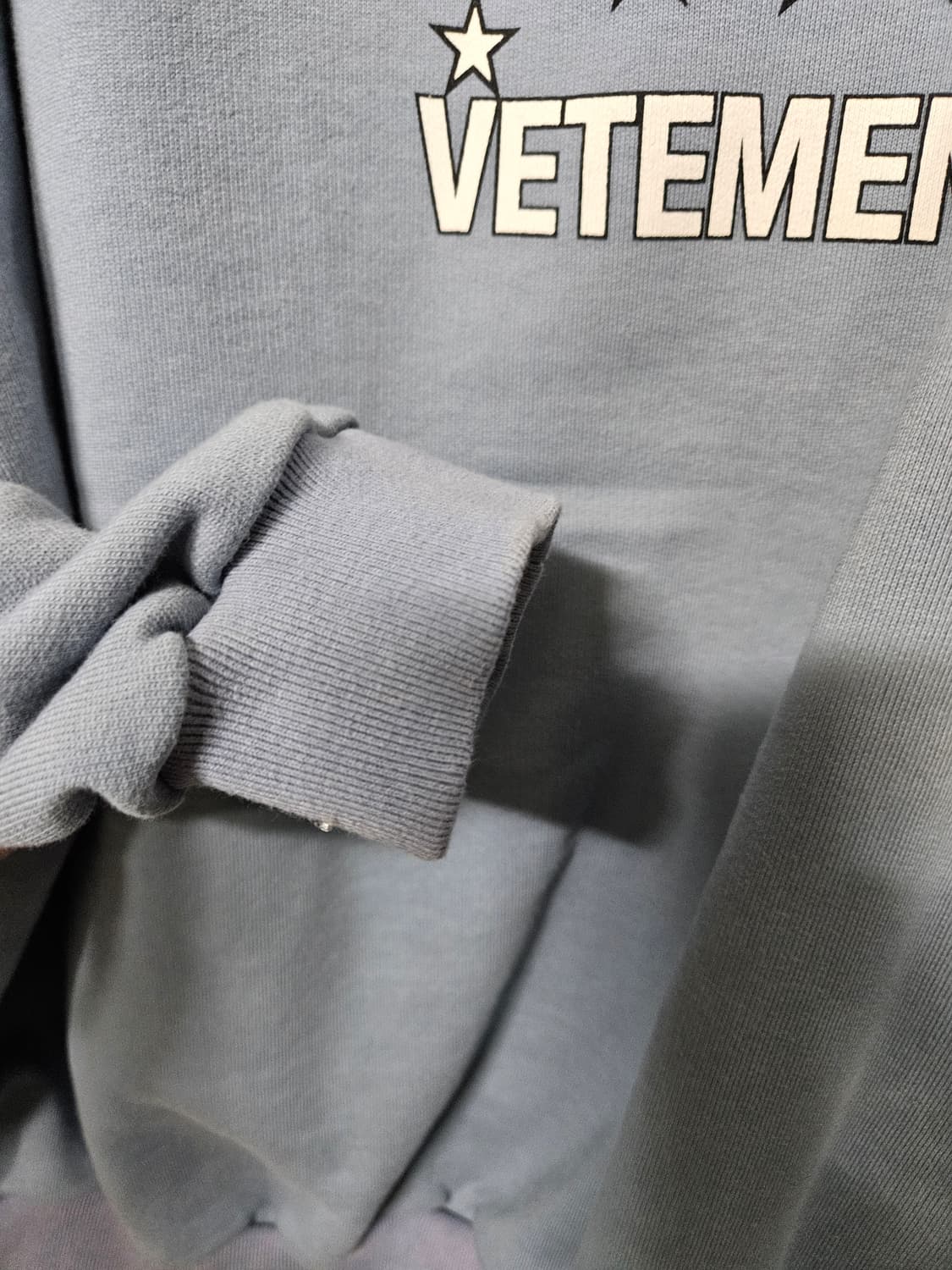 베트멍 유니콘 후드 티셔츠 og 소라색 L사이즈 상품이미지4