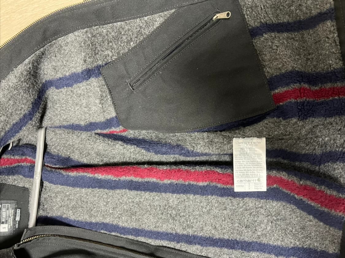 칼하트 디트로이트 자켓 블랙 s 상품이미지4