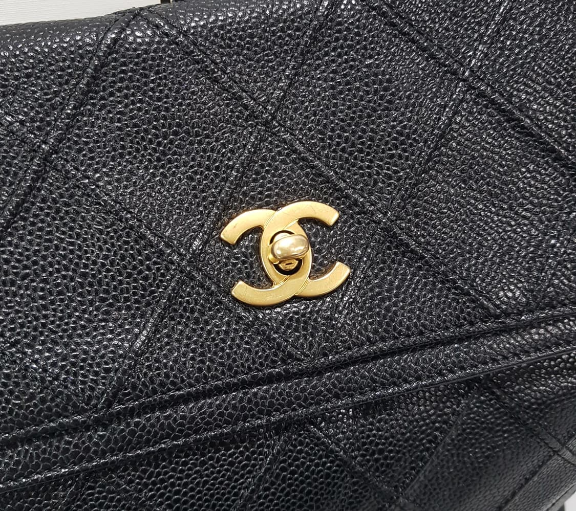 샤넬 빈티지 캐비어 퀄팅 백팩 상품이미지3